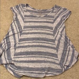 SO Girls Blue and white striped Shirt